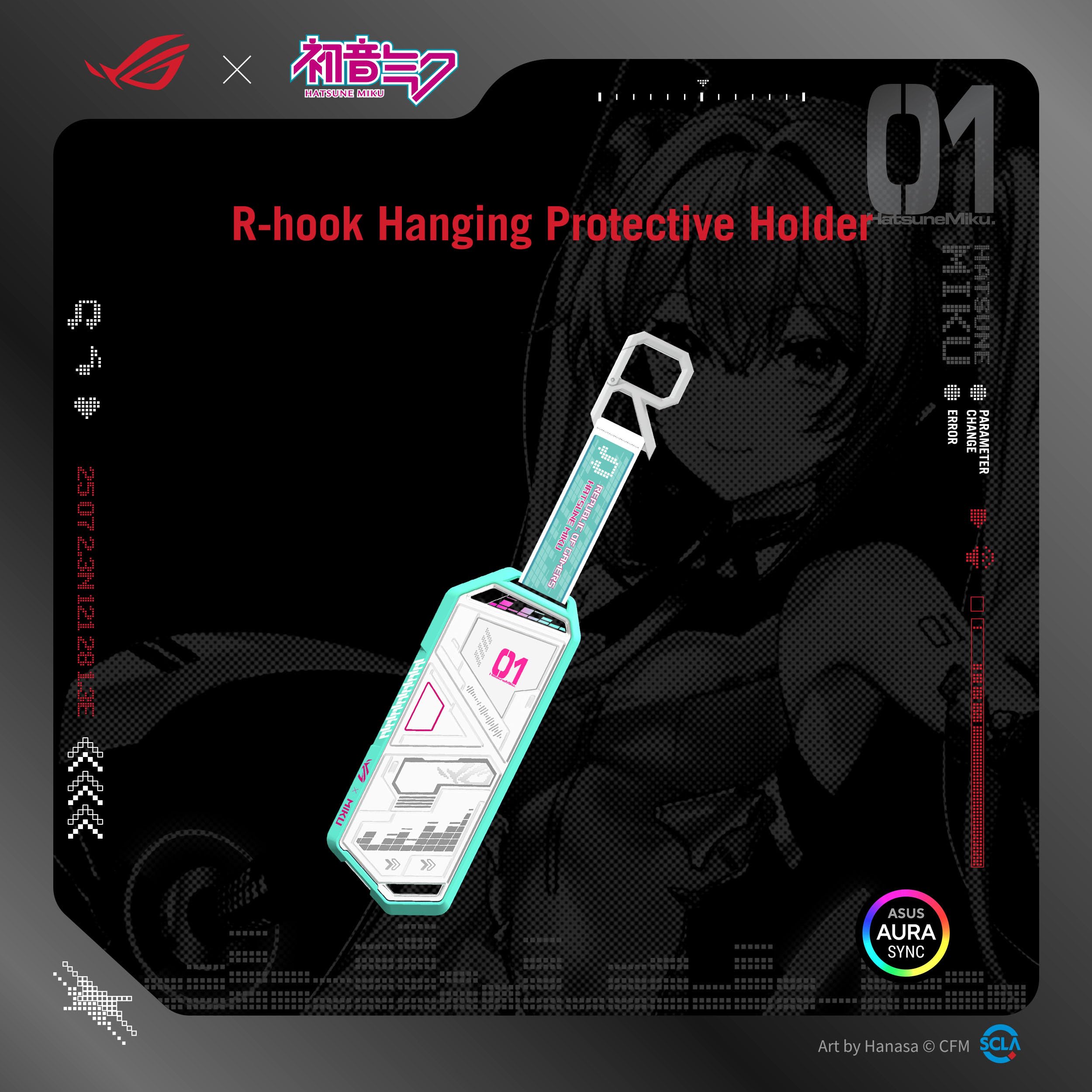 ASUS ROG Strix Arion Hatsune Miku Edition M.2 NVMe SSD Enclosure